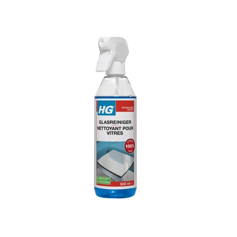 HG spray verre & miroir | nettoyant pour vitres avec nettoyage sans traces