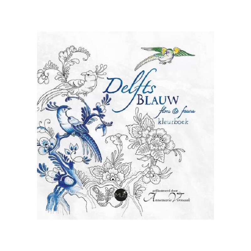 Delfts Blauw flora&fauna kleurboek