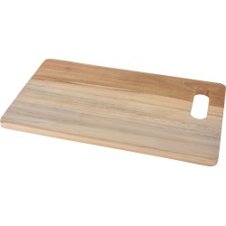 Snijplank teak met handvat 34x21x1,5cm