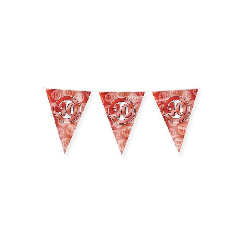 Paperdreams Party vlag - 40 jaar getrouwd
