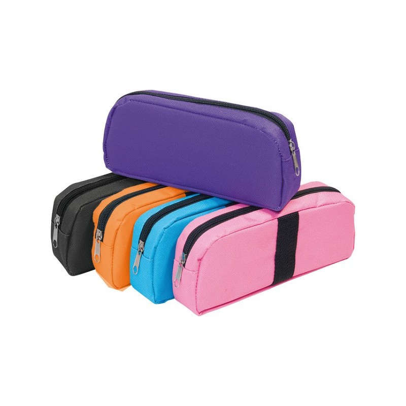 Kangaro Pochette stylo polyester 20x8x4cm coloris assortis