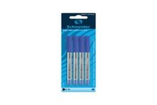 Schneider Balpen Tops 505M blauw blister a 4stuks