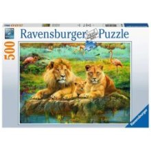 Ravensburger Puzzle Lions dans la savane 500 pièces