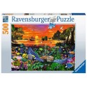 Ravensburger Puzzle Tortue dans le récif 500 pièces