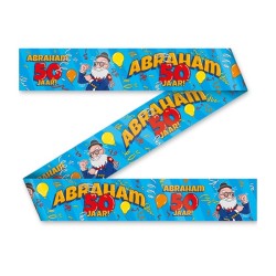 Paperdreams Party Tape - Abraham 50 jaar cartoon