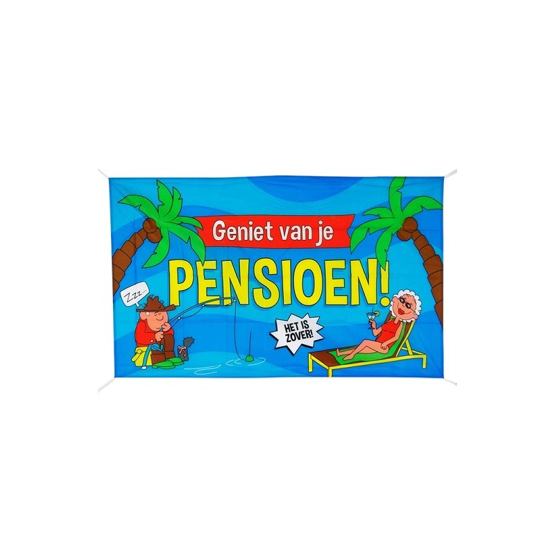 Paperdreams Drapeau de façade XXL Pension