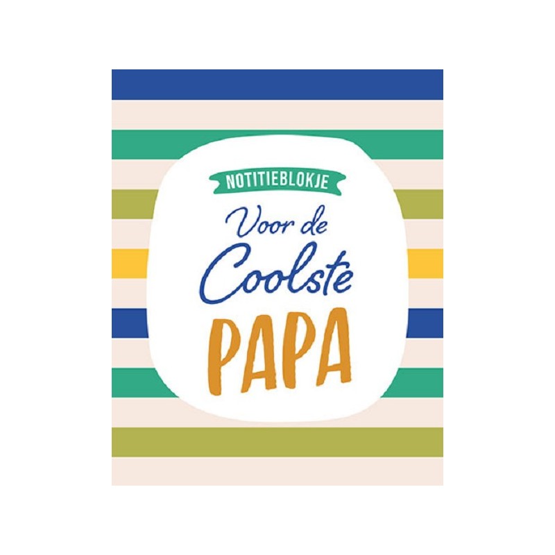 Bloc-notes Deltas - Pour le papa le plus cool 17x13,5cm 160 pp