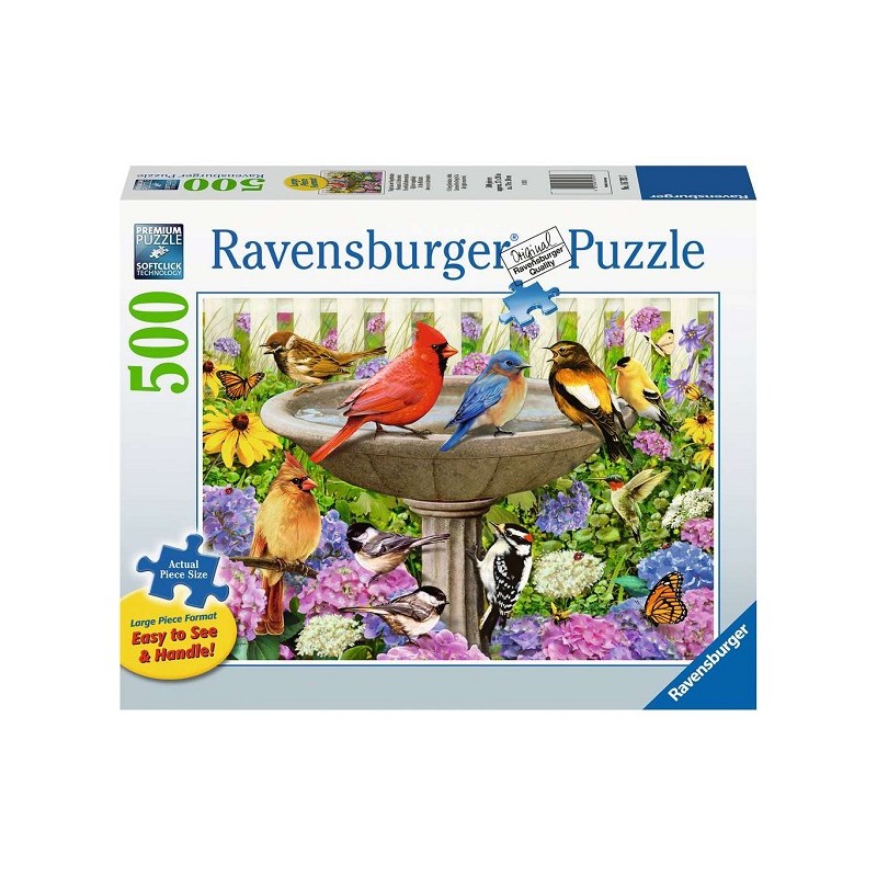 Ravensburger puzzel At the Birdbath 500 stukjes