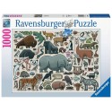 Ravensburger puzzle Animaux sauvages 1000 pièces