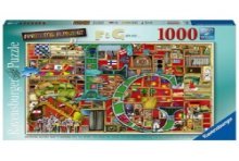 Ravensburger puzzel Awesome Alphabet F and G 1000 stukjes