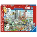 Ravensburger puzzle Fleroux Rotterdam 1000 pièces