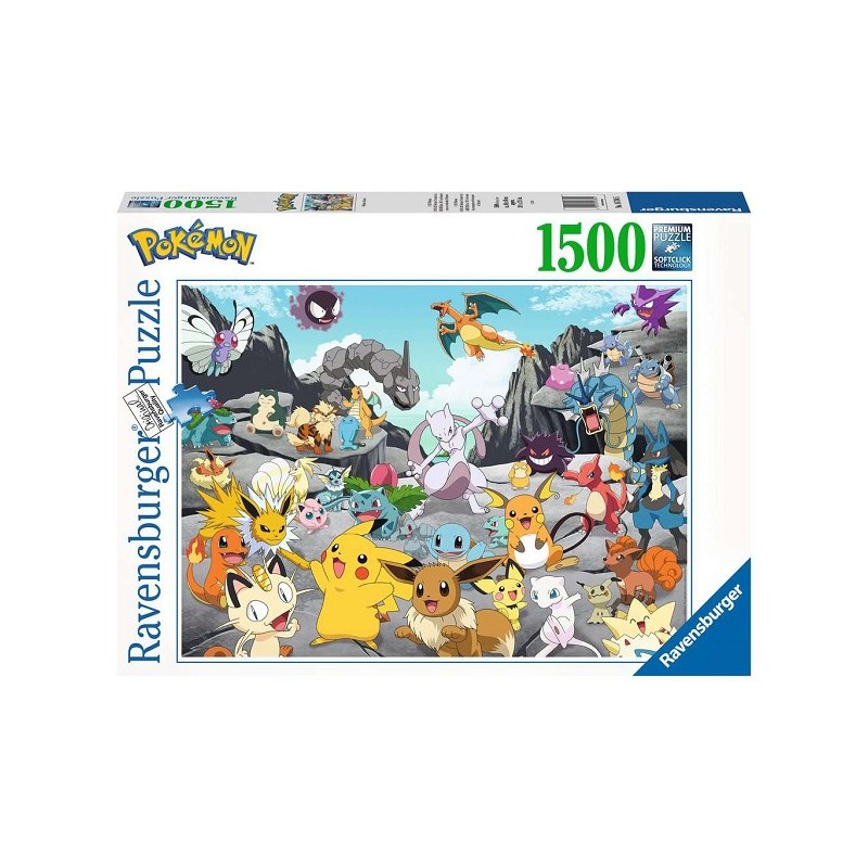 Puzzle Ravensburger Pokémon Classiques 1500 pièces