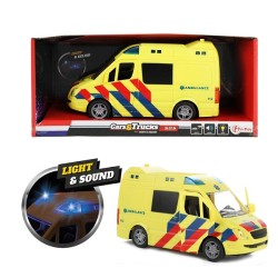 Toi Toys Cars&Trucks Ambulance friction avec lumière et son 21cm