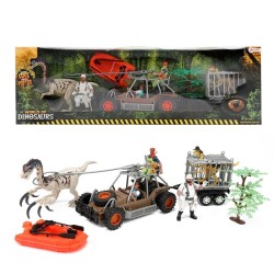 Toi Toys World of Dinosaurs Speelset XL - jeep+dino's+boot