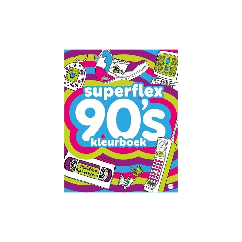 Superflex 90's kleurboek 96 blz.