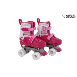 Street Rider rolschaatsen roze verstelbaar maat 27-30