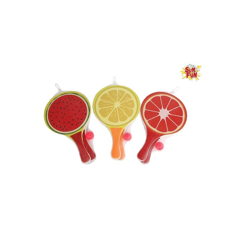 Sun Fun Beachball set fruits 38x24cm