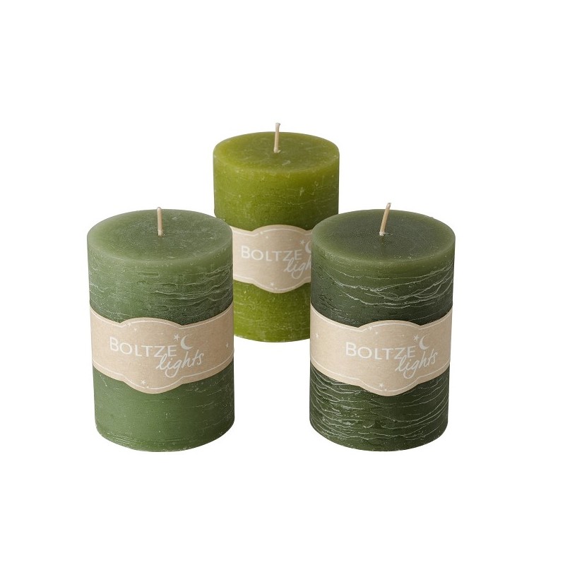 Boltze Home Stompkaars Basic Ø7xH10cm groen colour-mix
