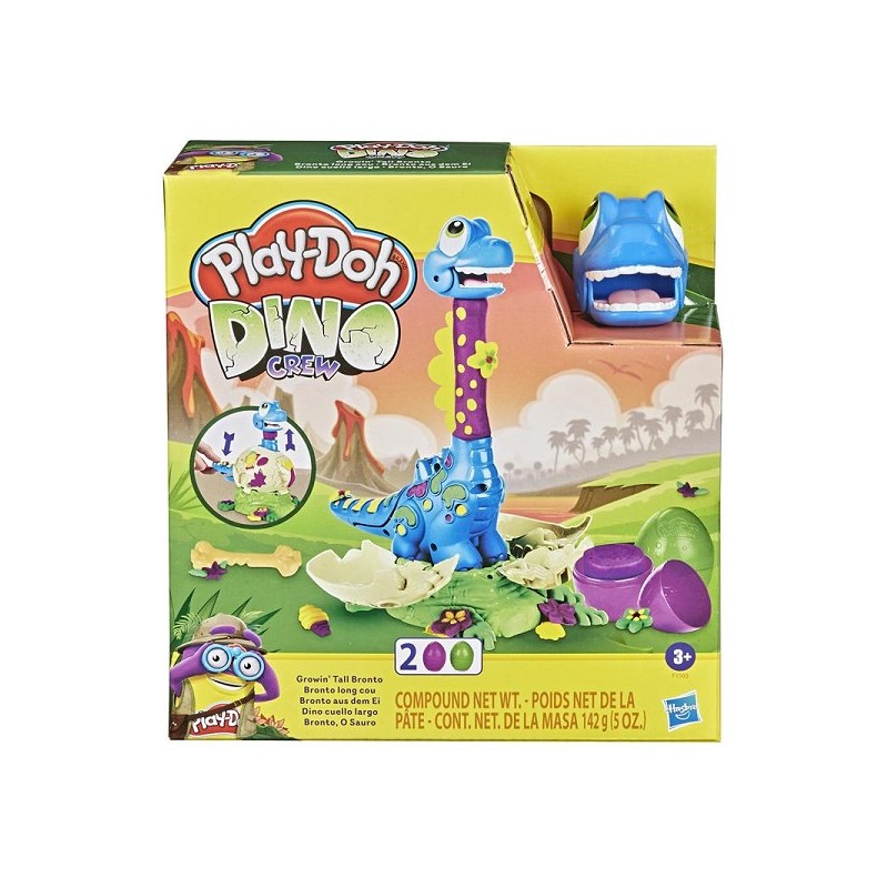 Hasbro Play-Doh Dino Crew Col Long Bronto