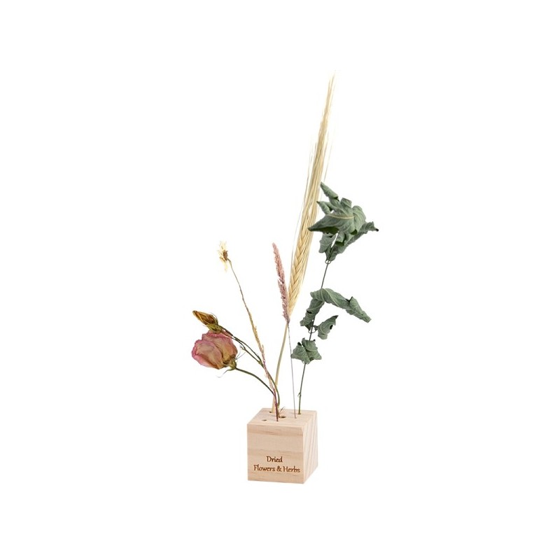 Esschert Design Fleurs et herbes bois standard 4x4cm (hors fleurs)