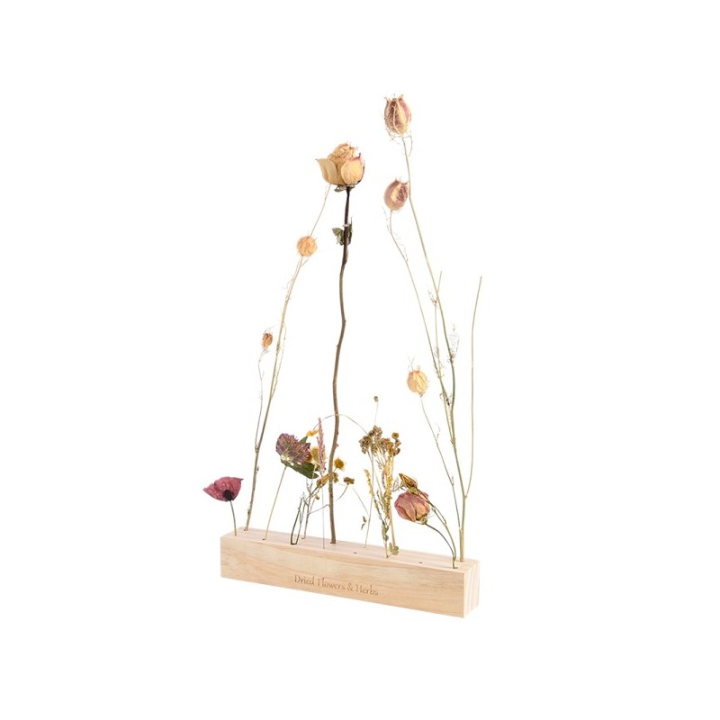 Esschert Design Fleurs et herbes bois standard 25x4x4cm (hors fleurs)