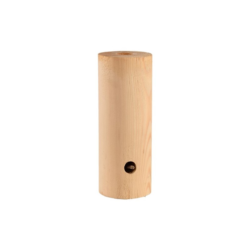 Esschert Design Bougie finlandaise en bois de pin Ø9,5x25,5cm