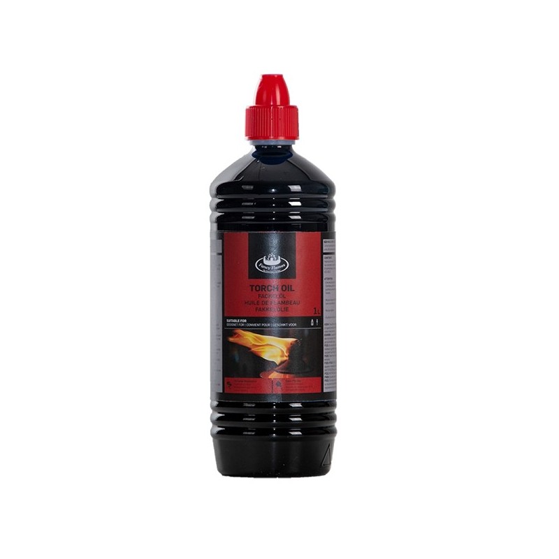 Esschert Design Fakkelolie lampolie in fles 1L