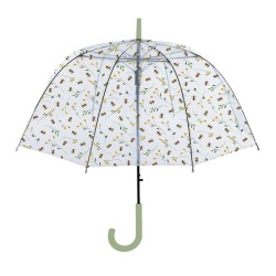 Esschert Design Parapluie transparent avec imprimé abeille Ø83cm
