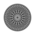 Esschert Design Tapis de jardin gris rond Ø170cm