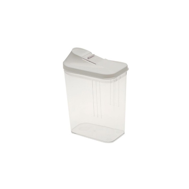 Keeeper Strooibus 1,5L 11,5x7x21cm wit/transparant