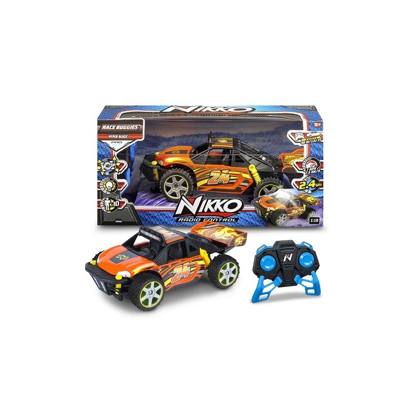 Nikko RC voiture buggy de course Hyper blaze 1:18