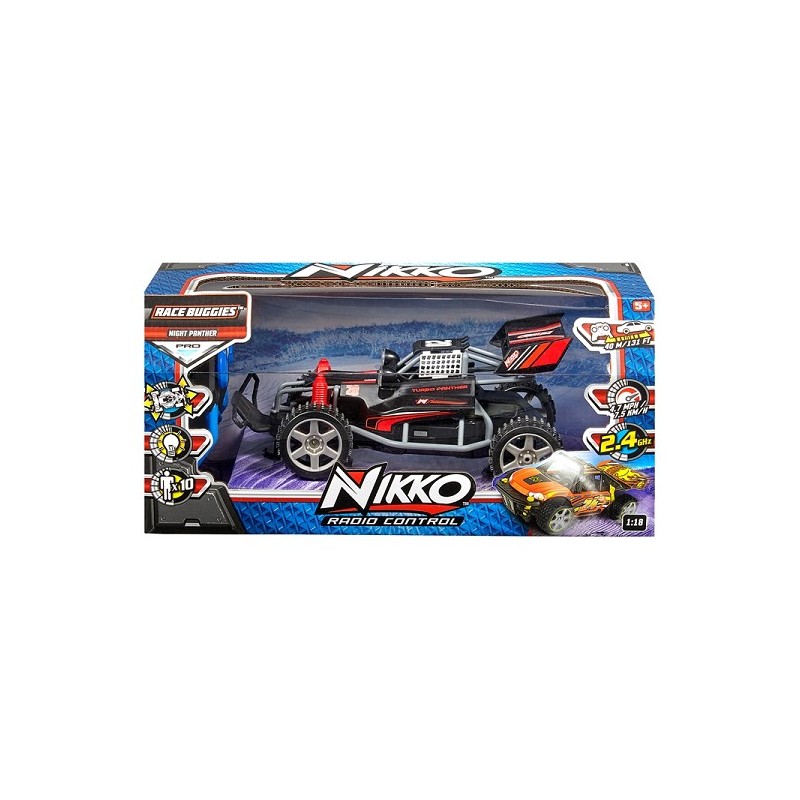 Nikko RC voiture de course buggy Turbo panthère 1:18