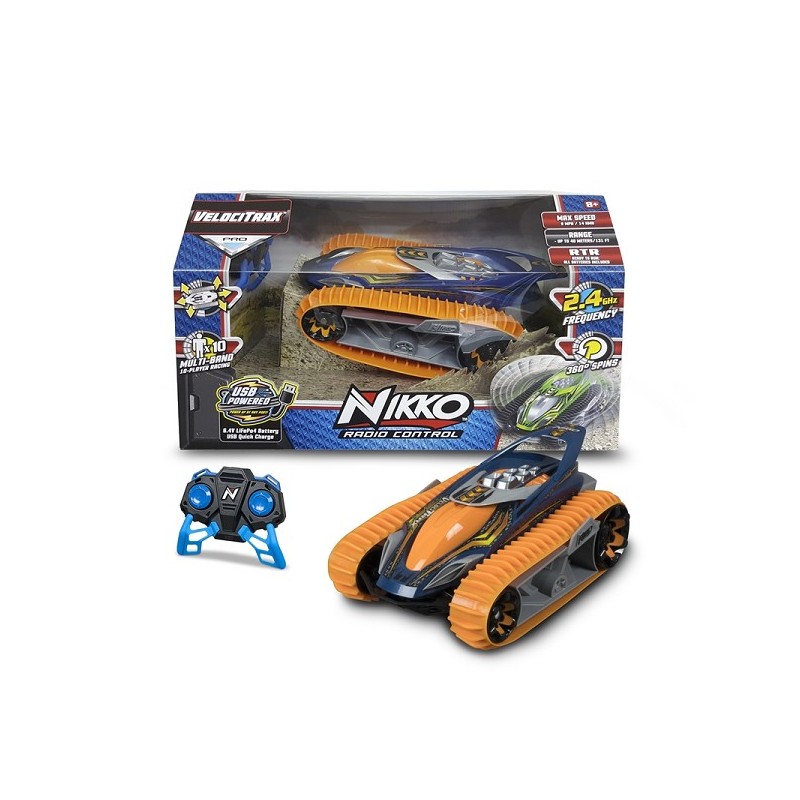 Nikko RC voiture Velocitrax orange