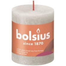 Bolsius Shine Collection Rustiek stompkaars 80/68 Sandy Grey - Zandgrijs