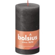 Bolsius Bougie bloc rustique 130/68 Gris orageux-Gris tempête