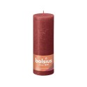 Bolsius Shine Collection Rustiek stompkaars 190/68 Delicate Red - Delicaat Rood