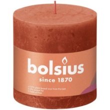 Bolsius Shine Collection  Rustiek stompkaars 100/100 Earthy Orange- Aards Oranje