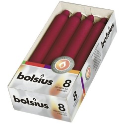 Bolsius Dinerkaars 180/21mm doos a 8 WIJ