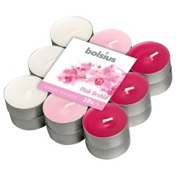 Bolsius Bougie chauffe-plat parfumée 4h 18 pièces Orchidée rose