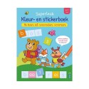 Deltas Livre de coloriage et d'autocollants super amusant, je peux déjà former des mots à partir de 6-7 ans