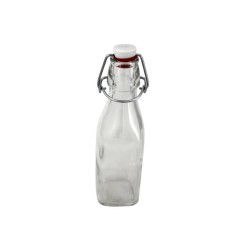 Flesje met stop vierkant 250ml 5x20cm