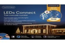 Lumineo LED's connect cascade lights VERLENGSET 8 functie twinkel effect 8uur timer warm eit