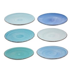 Assiette plate Boîte bleue de 6 pièces Ø26,5 cm