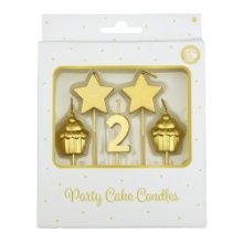 Paperdreams Party cake candles - 2 jaar