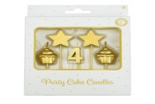 Paperdreams Party cake candles - 4 jaar