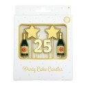 Paperdreams Party cake candles - 25 jaar