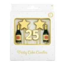 Bougies pour gâteaux de fête Paperdreams - 25 ans