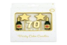 Bougies pour gâteaux de fête Paperdreams - 70 ans