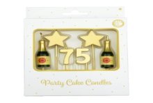Paperdreams Party cake candles - 75 jaar