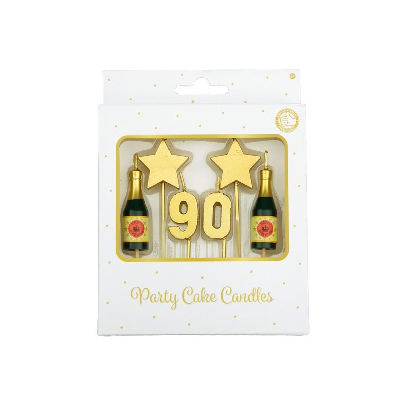 Paperdreams Party cake candles - 90 jaar